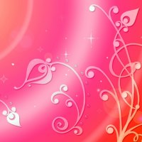 Pink fantasy flowers
