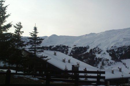 good snow time for sport in mountain alps... - forest, colour, mountain, architectura