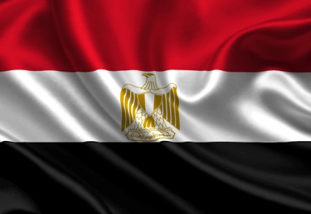 Egypt - egypt, country, satin, flag