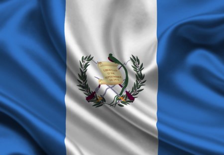 Guatemala - flag, guatemala, satin, country