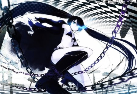 Black Rock Shooter - white, black rock shooter, cant think of a fourth, black