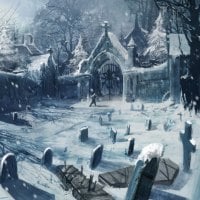 Winter cemetery