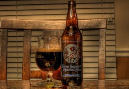 *** Dark beer *** - drink, beer, food, dark, glass