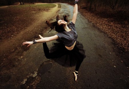 joy of happiness - girls, jump, fields, dress