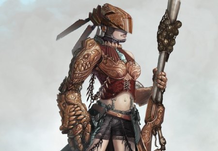 Futuristic Bandit - cg, bandit, fantasy, women