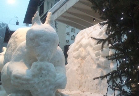 winter snow... - colour, mountain, natura, snow