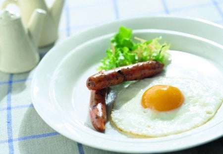 *** Breakfast *** - eggs, fresh, food, sausage, breakfest