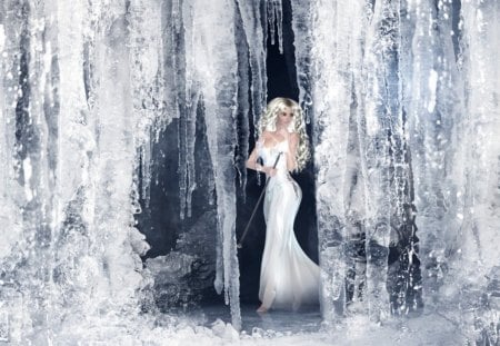 ICE GODDESS - GODDESS, FEMALE, ICE, WINTER