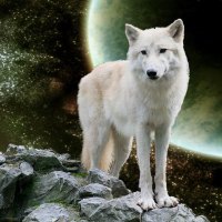 The white Wolf