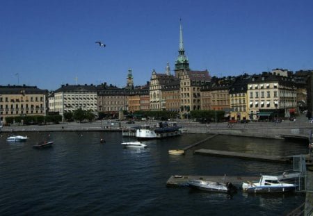 The Old town in Stockholm - old town, stockholm