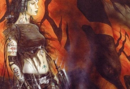 Luis Royo - girl, luis royo