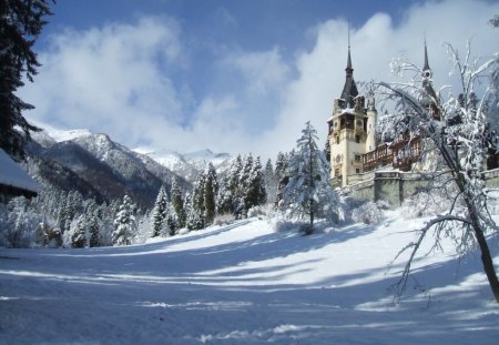 Romania-Peles Castle winter