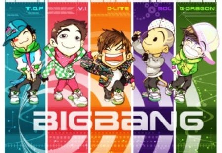 Big Bang - k-pop, k-rnb, cartoon, big bang, k-hip-hop, bangs