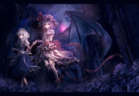 Sakuya and Remilia