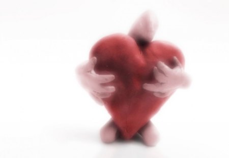 Plasticine Love - hold, love, heart, red