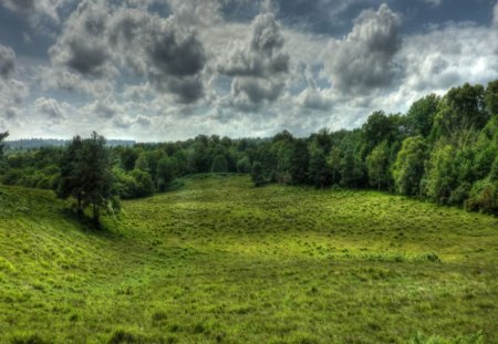 green landscape - green, landscape