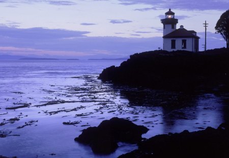 Lime Kiln Point State Park Lighthouse - lime kiln, lighthouse, lime kiln point state park