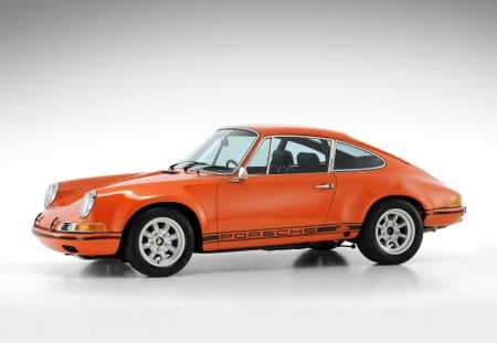 Porsche 911 - Black Interior, Orange, Porsche, 911