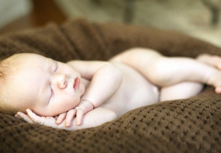 Baby sleeping - sleep, cute, people, baby