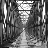 Old bridge build in 1865