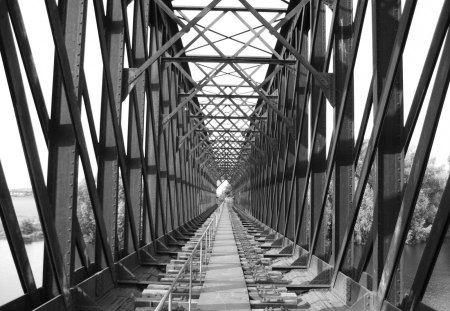 Old bridge build in 1865 - bridges, steel, old, architecture, bridge