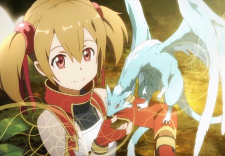 Silica and Pina - Asuna, Sword Art Online, Kirito, SAO, Pina