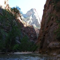 Entrance to The Narrows - Zion National Park