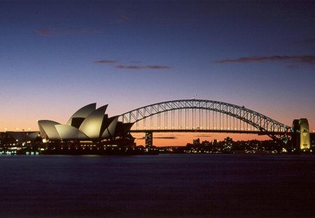 Opera House Bridge - australia, bridge, opera house bridge, sydney