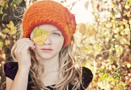 *** Autumn girl *** - leaves, colorful, autumn, girl