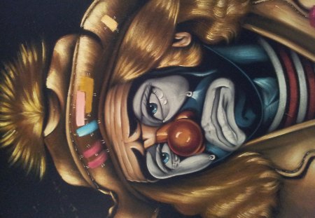 Tears of a clown - Love, Art, paintings, Tears