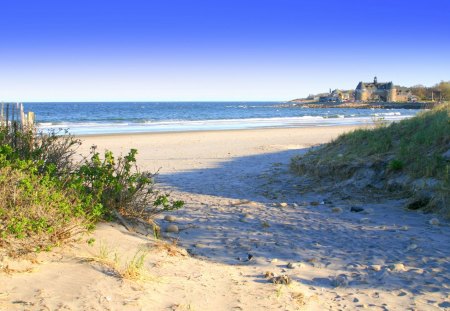 ~Narragansett Beach~ - nature, relaxing, beach, landscape, Narragansett, ocean, peaceful, sand