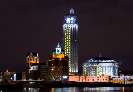 *** RUSSIA - Moscow at night *** - moscow, light, night, city, architecture