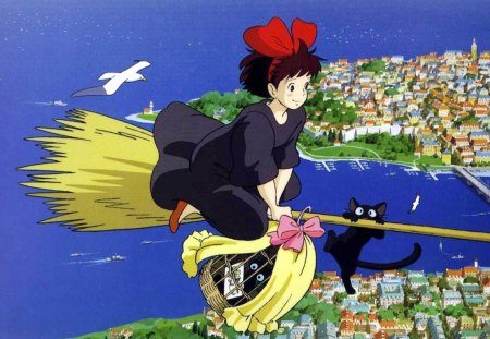 Kikis Delivery Service - delivery, service, kikis, cartoon