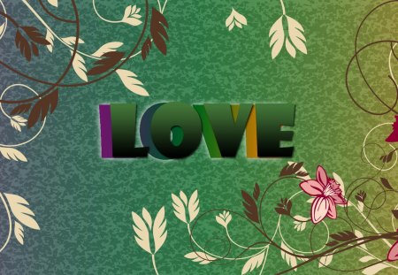 Love 3D - love, abstract, love 3d, 3d, wallpaper, texture