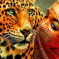 â˜…Arab Girl with Tigerâ˜…