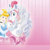 Disney Princess Cincerella Pink Background