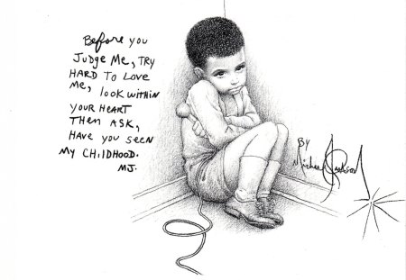 Magic Childâ™¥ - artist, love, special, magic, music, singer, michael jackson, child, drawing, entertainment, forever, childhood