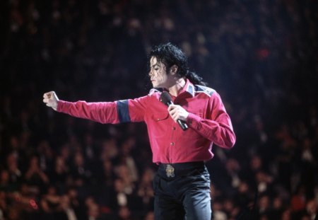 ♥ - unique, stage, forever, entertainment, love, michael jackson, music, black, red, artist