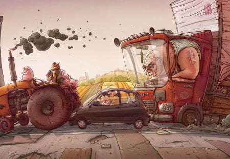 Road - picture, art, wallpaper, funny, other