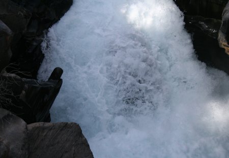 powerful rivers in BC - Canada - white, photography, rivers, black, rocks