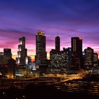 Atlanta Skyline at Sunset Georgia