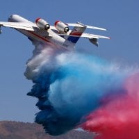 be200 beriev fire emergency