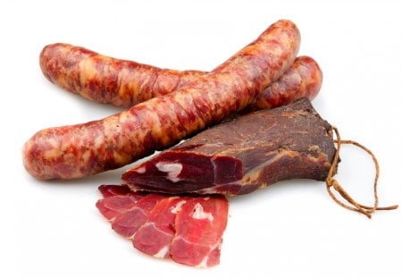 *** Dried sausage *** - fresh, sausage, dried, delicious, food