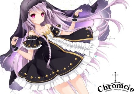 Chronicle - chronicle, black, church, outfit