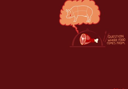 vegan wallpaper - pig, vegetarian, veg, vegan, wallpaper