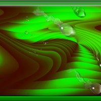 â™¥     Abstract Green Waves     â™¥