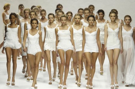 catwalk models - girls, models, lingerie, legs