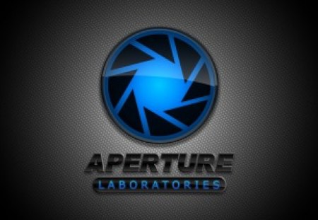 Aperture Laboratories - portal, video game, aperture laboratories, blue