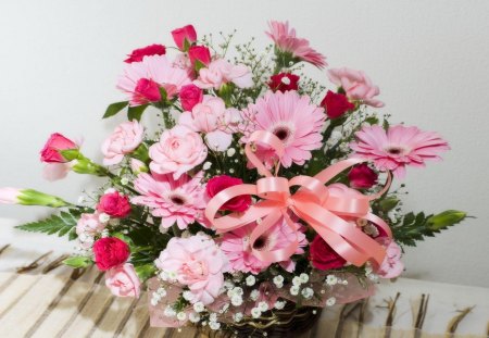 Flowers - flowers, lovely, bouquet, pink