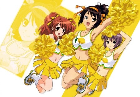 Cheer Up - fun, guitar, god, mysterious events, yelow, paint, time travler, kyon, haruhi suzumiya, the melancholy of haruhi suzumiya, rock, ps3, manga, club, xbox, sexy, melancholy, long hair, space, espers, school uniform, chear up, l, galaxy, future, friends, video games, yuki nagato, jpn, suzumiya haruhi no yuutsu, kyoto animation, light novel, supernatural phenomena, student, seifuku, fantasy, suzumiya haruhi no yuuutsu, koizumi itsuki, anime, sakamoto kazuya, normal life, cute, short hair, nds, love, girl, school, eccentric girl, mikuru asahina, lick, nagato yuki, myst, red, smile, high school, lollipop